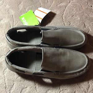 CROCS men’s size 12 Beach Line Boat Slip On-NWT